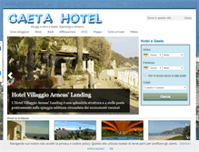Tablet Screenshot of gaetahotel.com